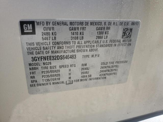 2013 CADILLAC SRX PREMIU - 3GYFNEE32DS646483