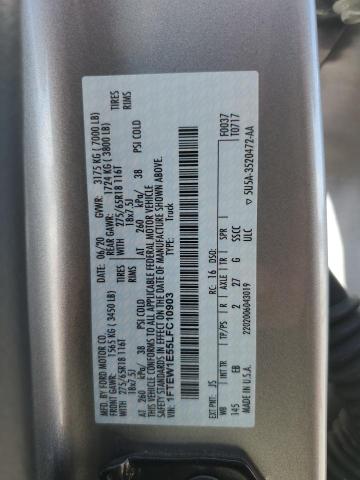 2020 FORD F150 SUPERCREW - 1FTEW1E55LFC10903