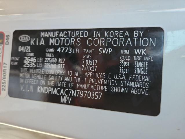 2022 KIA SPORTAGE L - KNDPMCAC7N7970357