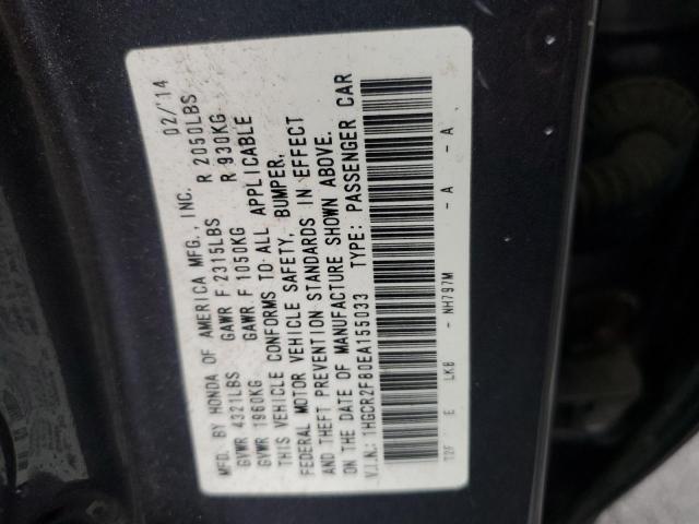 2014 HONDA ACCORD EXL - 1HGCR2F80EA155033