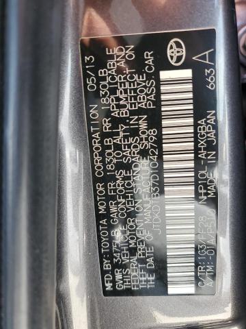 2013 TOYOTA PRIUS C - JTDKDTB37D1042798