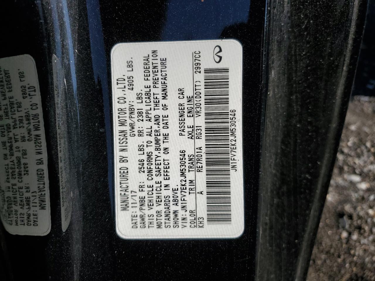 INFINITI Q60 RED SPORT 400