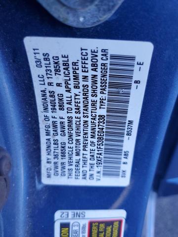 2011 HONDA CIVIC LX #3304875555