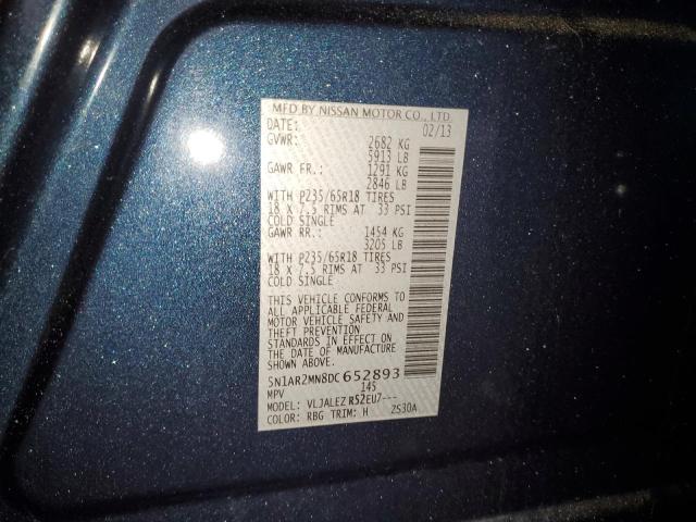 2013 NISSAN PATHFINDER - 5N1AR2MN8DC652893