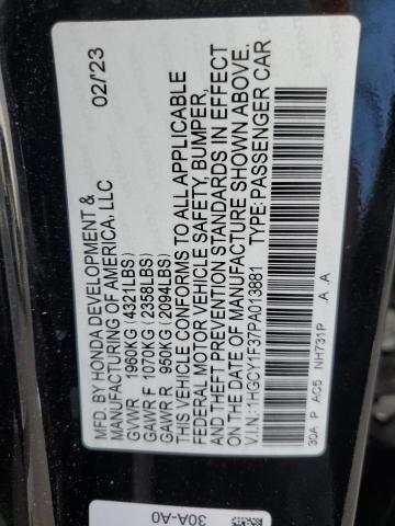 2023 HONDA ACCORD EX #3298229023