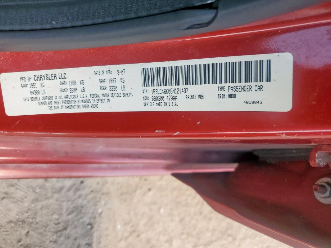 2008 DODGE AVENGER SE #3303981709