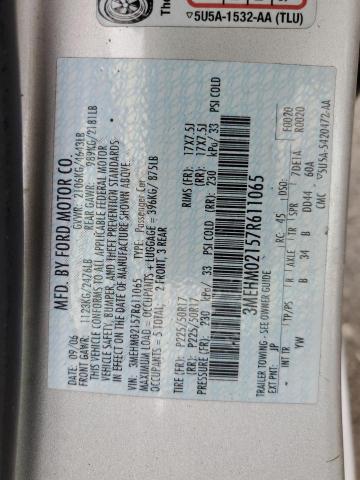 2007 MERCURY MILAN PREM #3301834441