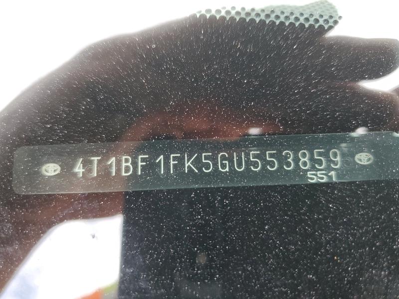 2016 TOYOTA CAMRY LE #3278855132