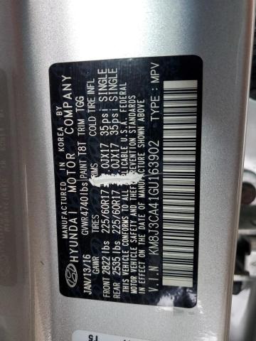 2016 HYUNDAI TUCSON LIM - KM8J3CA41GU163902