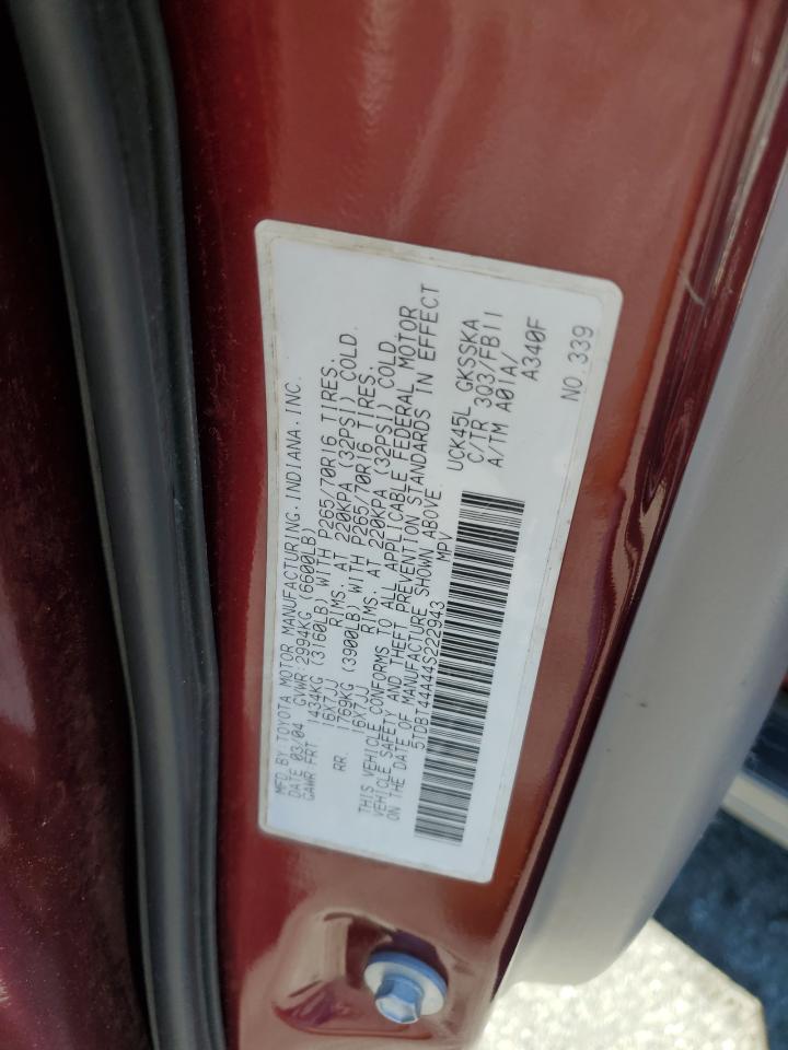 Lot #3257370764 2004 TOYOTA SEQUOIA SR