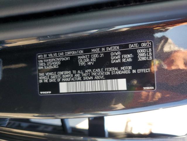 2022 VOLVO XC90 T5 MO #3293715387