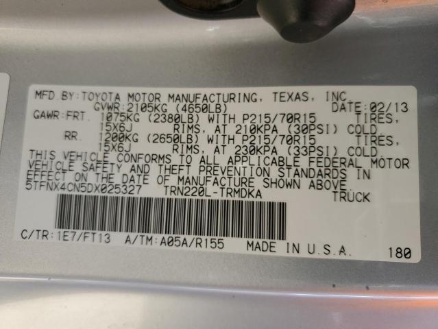 2013 TOYOTA TACOMA #3294697026