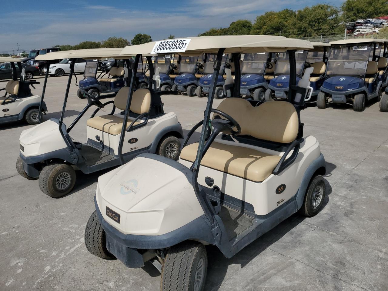 Lot #3266685384 2019 CLUB CAR TEMPO LITHIUM