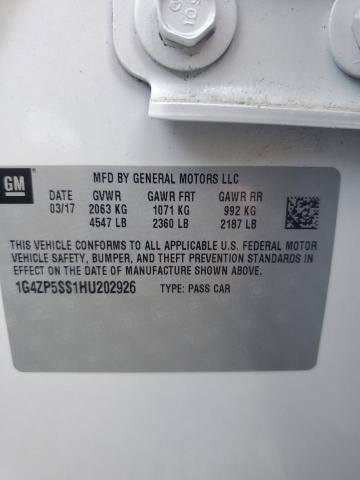 2017 BUICK LACROSSE E 1G4ZP5SS1HU202926