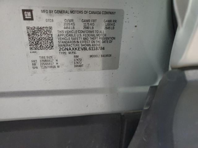 2020 CHEVROLET EQUINOX LT - 2GNAXKEV8L6118784