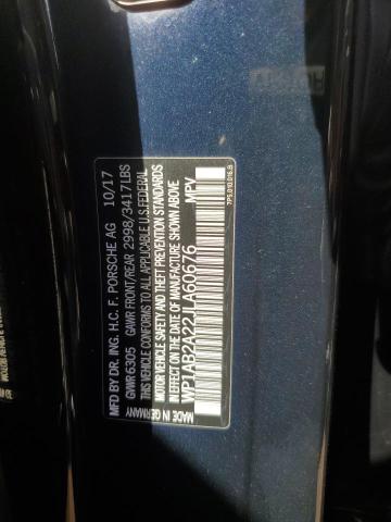 2018 PORSCHE CAYENNE S WP1AB2A22JLA60676