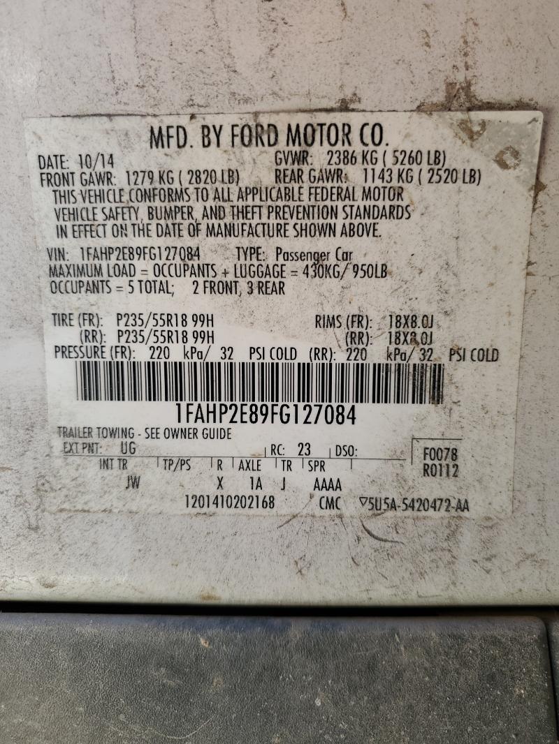 2015 FORD TAURUS SEL #3290468802