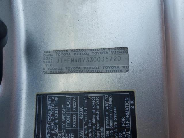 2003 LEXUS SC 430 #3296521348