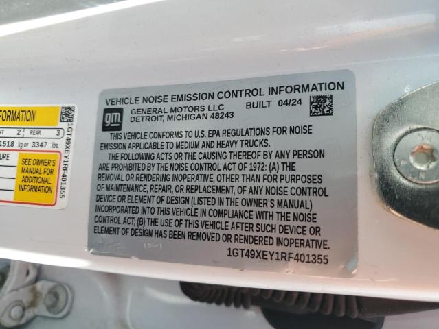 2024 GMC SIERRA K25 1GT49XEY1RF401355