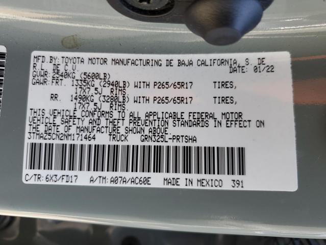 2022 TOYOTA TACOMA DOU - 3TMAZ5CN2NM171464