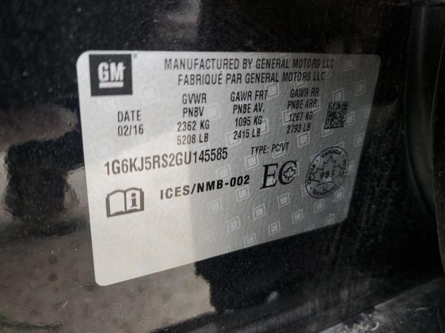 2016 CADILLAC CT6 PLATIN 1G6KJ5RS2GU145585