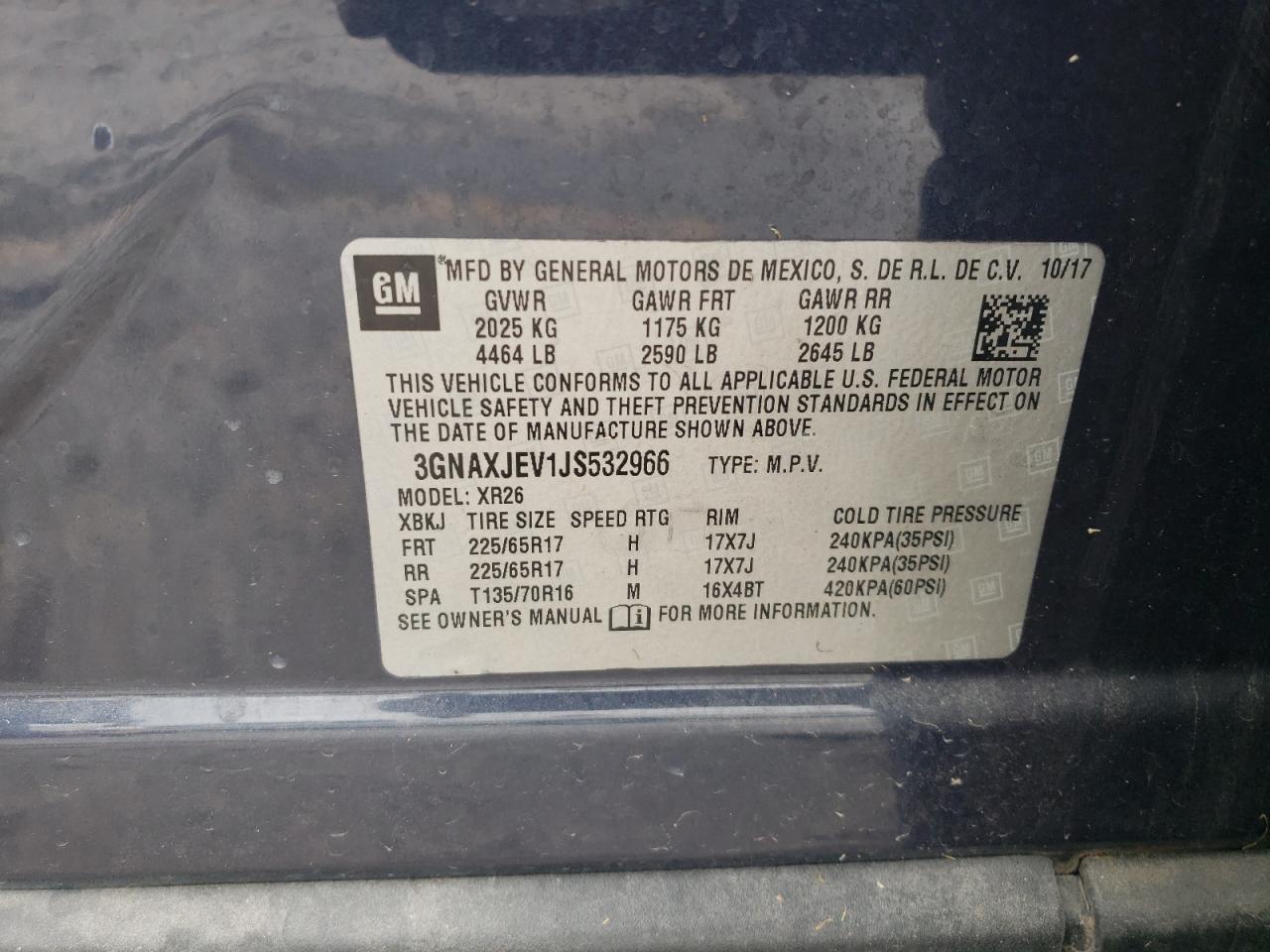 CHEVROLET EQUINOX LT