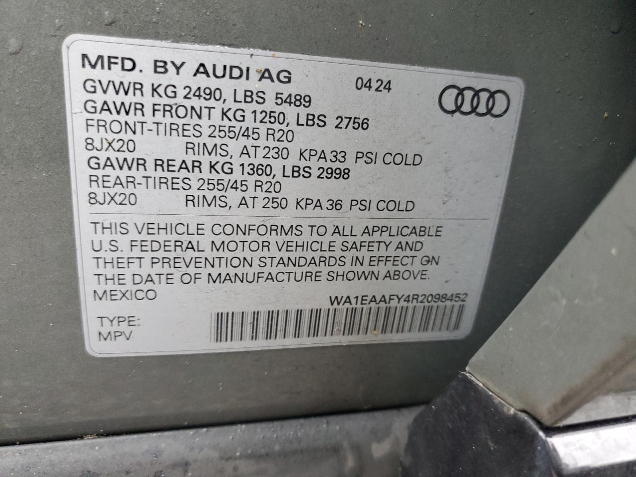 AUDI Q5 PREMIUM PLUS 45