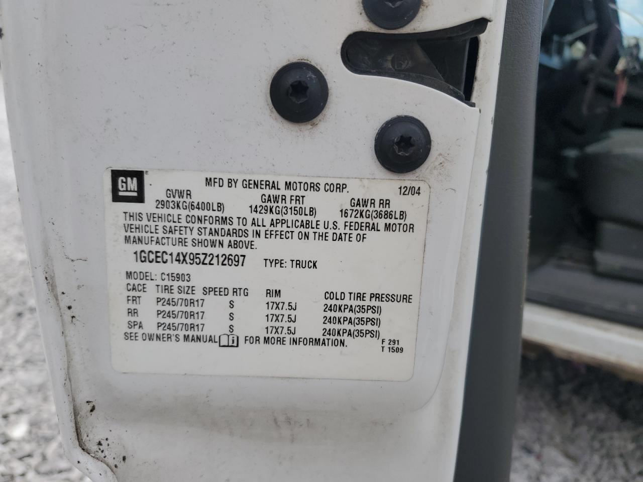 Lot #3311541248 2005 CHEVROLET SILVERADO