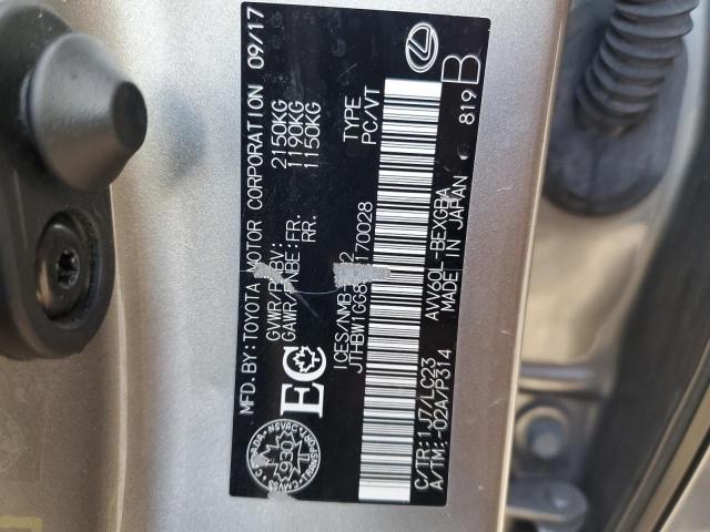 2018 LEXUS ES 300H - JTHBW1GG8J2170028