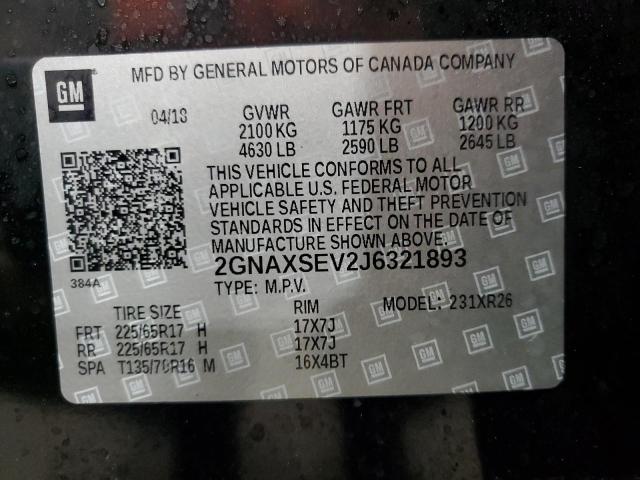 2018 CHEVROLET EQUINOX LT #3273927810