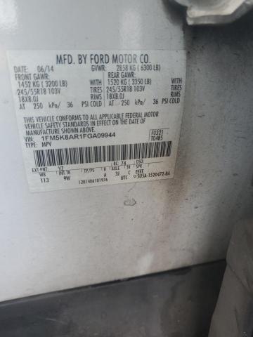 2015 FORD EXPLORER P #3311447233