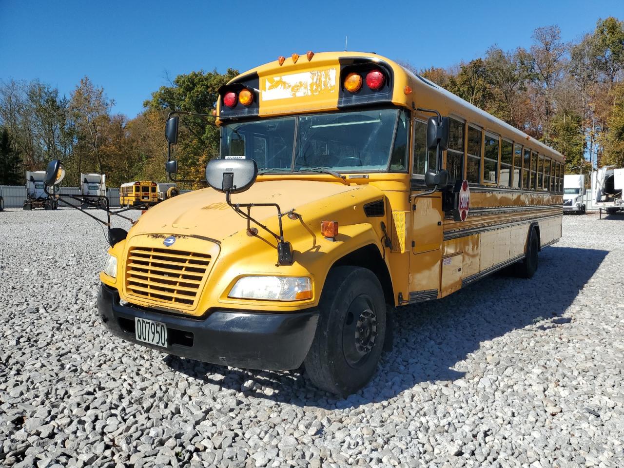 Lot #3286627906 2013 BLUE BIRD SCHOOL BUS
