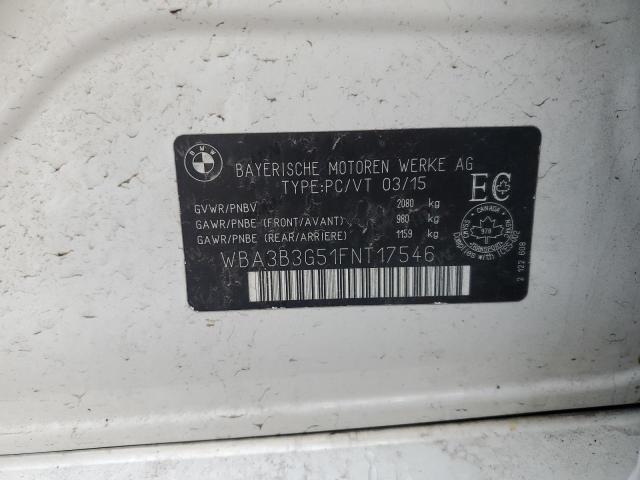 2015 BMW 328 XI WBA3B3G51FNT17546