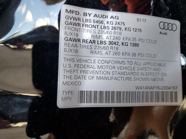 2018 AUDI Q5 PREMIUM - WA1ANAFY6J2004157