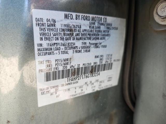 2006 FORD FIVE HUNDR #3281980115