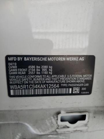 2019 BMW 330I - WBA5R1C54KAK12564