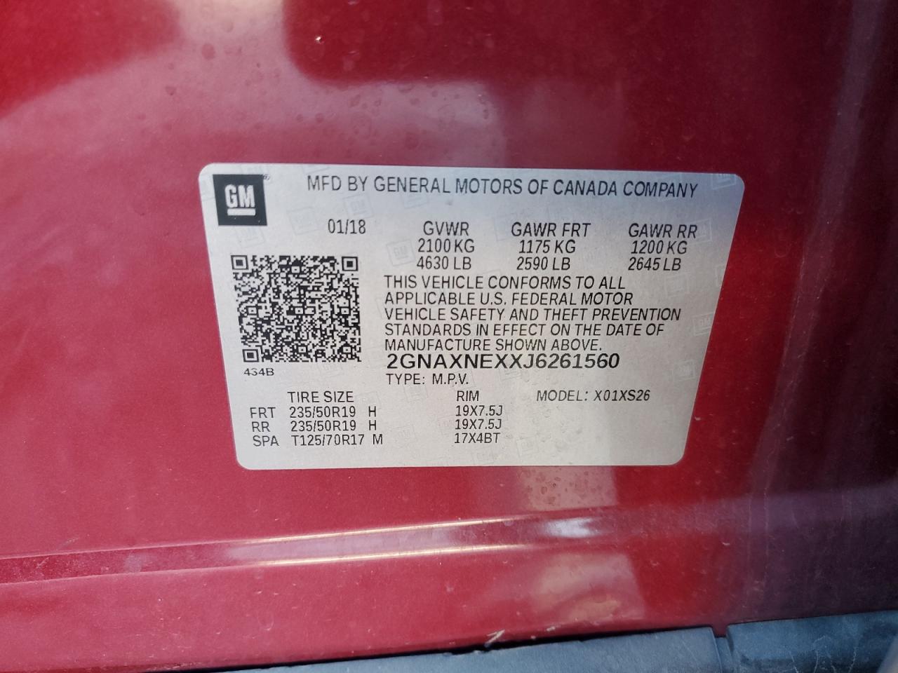 CHEVROLET EQUINOX PREMIER