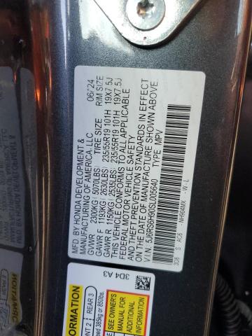 2025 HONDA CR-V SPORT 5J6RS6H90SL005640