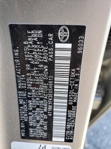 2014 TOYOTA CAMRY SE - 4T1BK1FK3EU546613