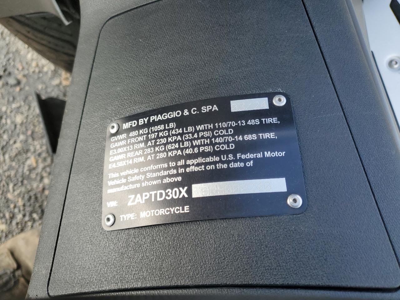 Lot #3291358136 2024 PIAGGIO MP3 530 EX