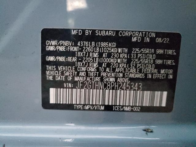 2023 SUBARU CROSSTREK #3291218971