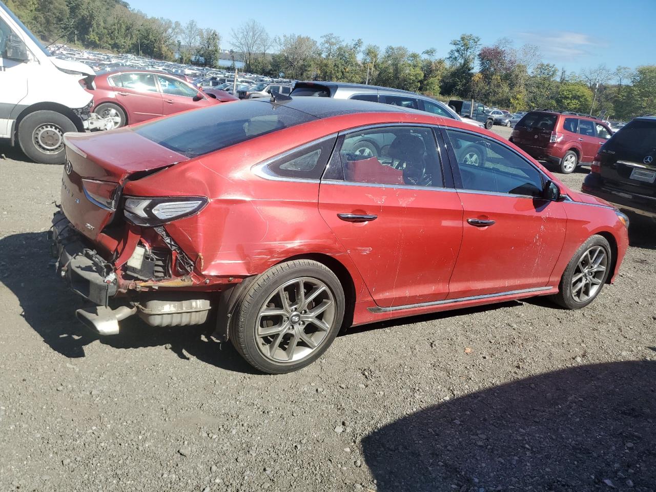 Lot #3274651948 2018 HYUNDAI SONATA SPORT