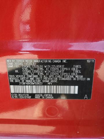 2011 TOYOTA RAV4 - 2T3BF4DV2BW159623