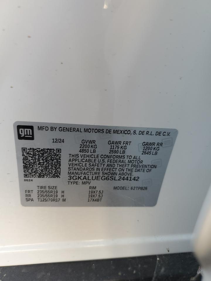 GMC TERRAIN ELEVATION