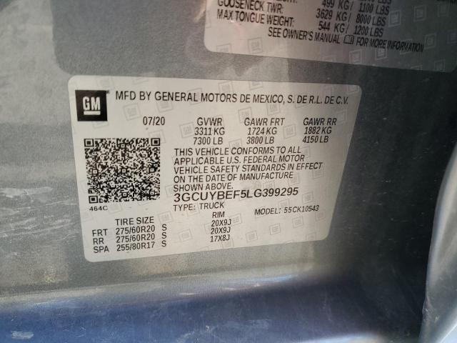 2020 CHEVROLET SILVERADO #3301638641