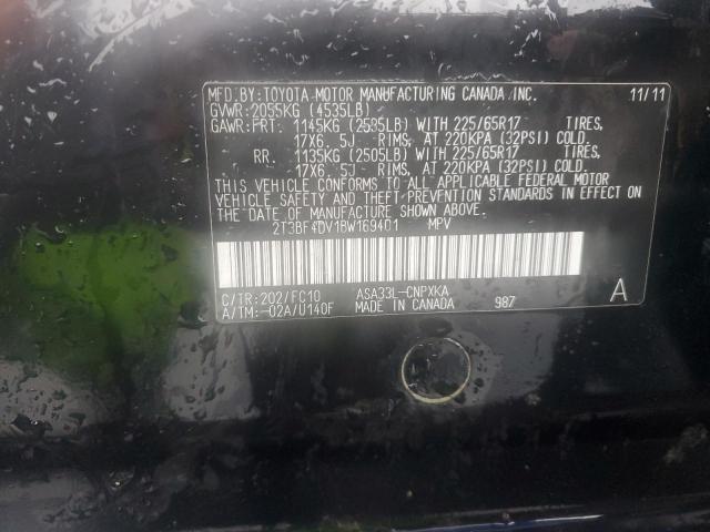 2011 TOYOTA RAV4 - 2T3BF4DV1BW169401