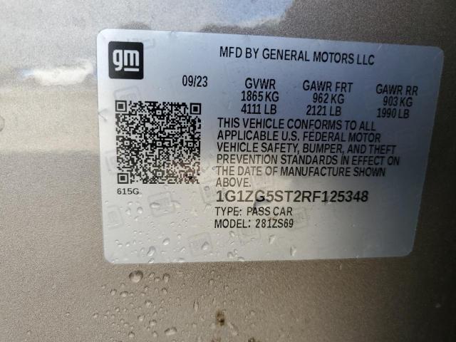 2024 CHEVROLET MALIBU RS - 1G1ZG5ST2RF125348