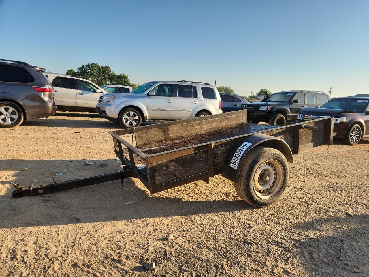 Lot #3259493105 2000 TRAILER 6.5X10 UTILITY