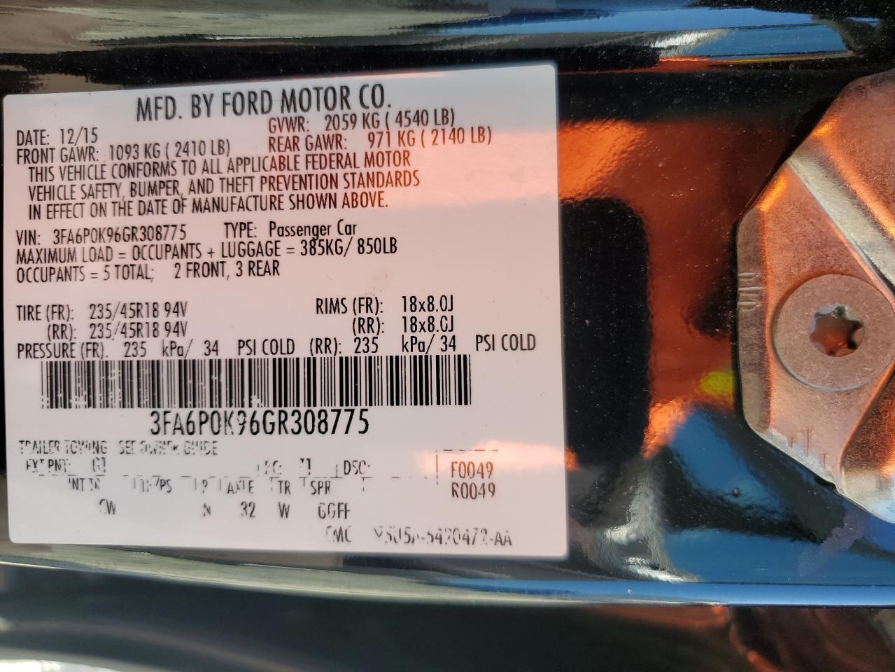 FORD FUSION TITANIUM