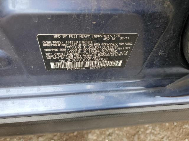 2013 SUBARU XV CROSSTR - JF2GPAGC0D2866826